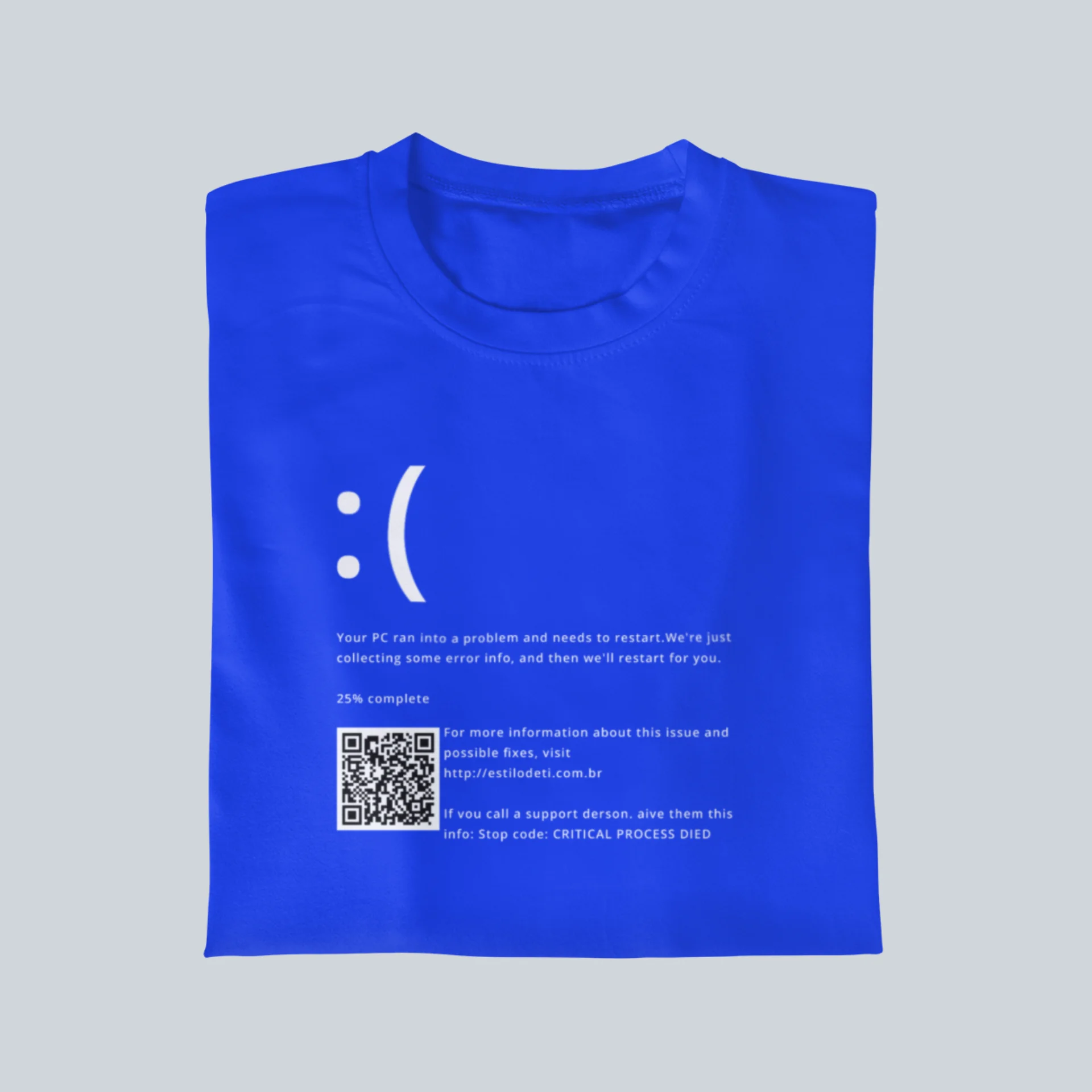 Camisa Tela Azul