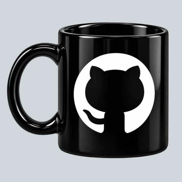 Caneca GitHub Preta